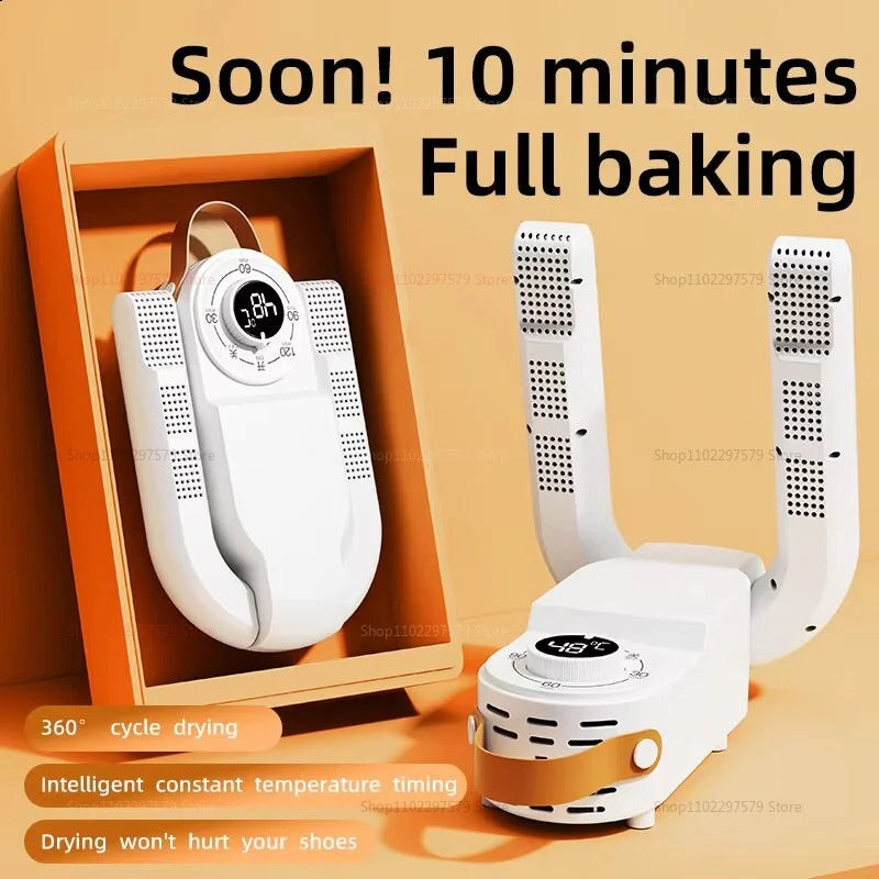 مجفف الأحذية الذكي 👟💨 – يقضي على الرطوبة والروائح الكريهة بسرعة
