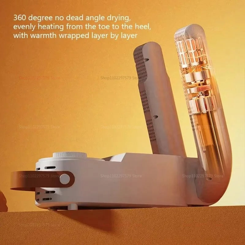 مجفف الأحذية الذكي 👟💨 – يقضي على الرطوبة والروائح الكريهة بسرعة