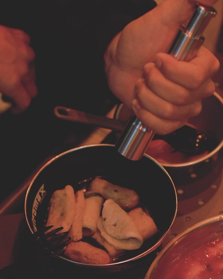 Moulin à épices en inox – Pack de 2 (Bouton poussoir)